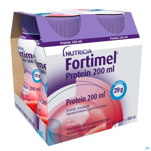 FORTIMEL PROTEIN 200ML FRAISE GIVREE 4X200ML