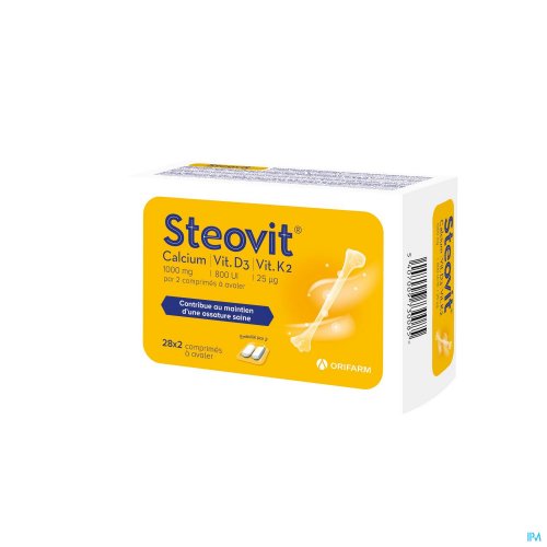STEOVIT CALCIUM/VITD3/VIT K2 1000MG/880IU COMP2X28 STEOVIT CALCIUM/VITD3/VIT K2 1000MG/880IU COMP2X28