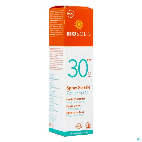 BIOSOLIS SPRAY SOLAIRE IP30 100ML NF