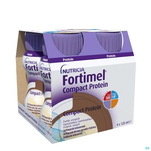 FORTIMEL COMPACT PROTEIN COOL COCO 4X125ML