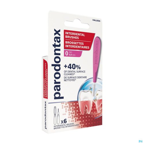 PARODONTAX INTERDENTAL BRUSHES 0,4MM 6