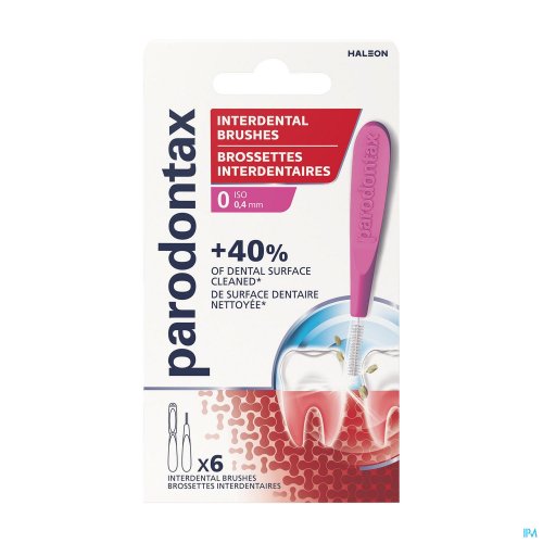 PARODONTAX INTERDENTAL BRUSHES 0,4MM 6