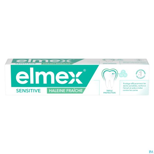 ELMEX SENSITIVE DENTIFRICE HALEINE FRAICHE 75ML ELMEX SENSITIVE DENTIFRICE HALEINE FRAICHE 75ML
