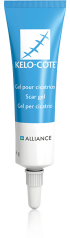 Kelo-cote® est un gel de silicone breveté en prévention et en traitement des cicatrices hypertrophiques et chéloïdes résultant d'interventions chirurgicales, de traumatismes, de plaies et de brûlures.        